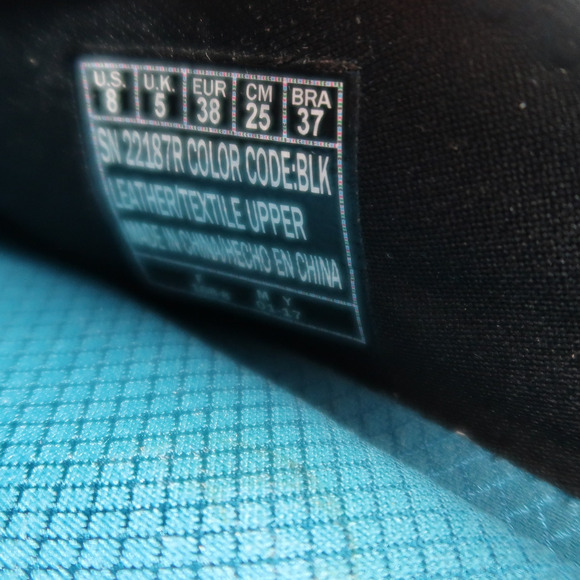 Skechers Shoes Womens 8 Slip On Sneakers Biker Relaxed Fit Memory Foam Leather - Picture 13 of 13